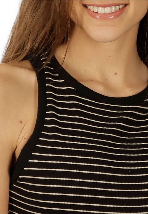 Polera Lia II Rayada Negra-Blanca Divino Jeans-2