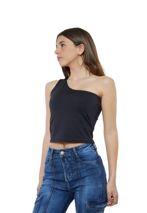 Polera Michigan I Negra Divino Jeans-0