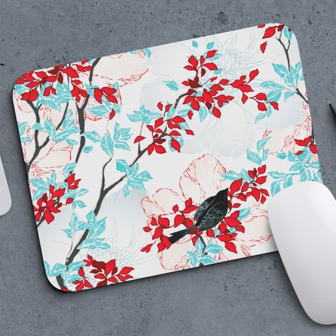 Mouse pad Flores M440 24x20 cm x 3 mm  Neopreno ANHIZ-1