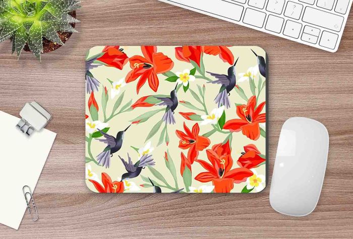 MOUSE PAD ANHIZ M152 FLORES Y PAJAROS-1