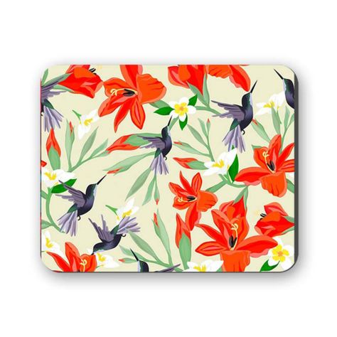 MOUSE PAD ANHIZ M152 FLORES Y PAJAROS-0