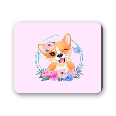 MOUSE PAD ANHIZ M201V2 PERRITO CORGI-0
