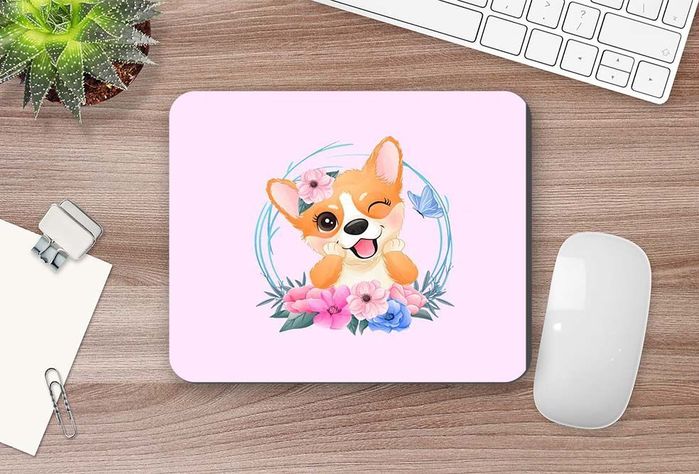 MOUSE PAD ANHIZ M201V2 PERRITO CORGI-2
