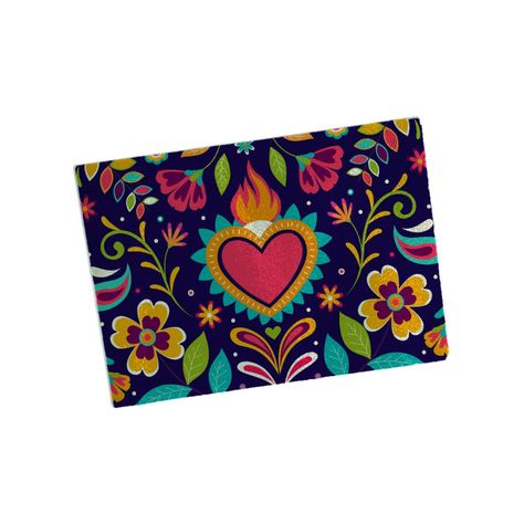 Tabla de cocina 20x28 cms Corazon Mexicano T85-S-0