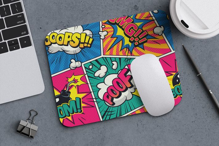 Mouse pad  comic M274-1