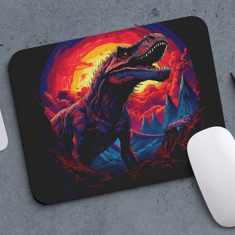 Mouse pad Dinosaurio M438 24x20 cm x 3 mm  Neopreno ANHIZ-1