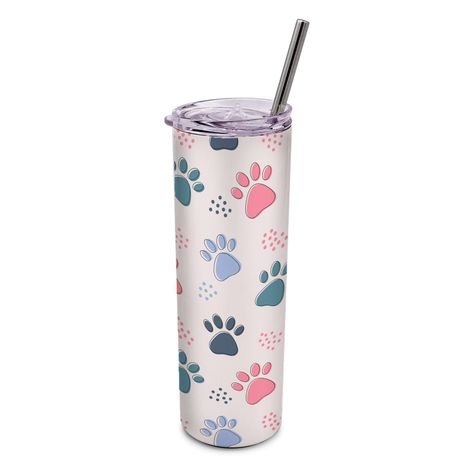 Vaso termico Tumbler TUMB2V3 Huellas 600 ml-0