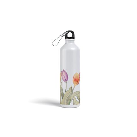 Botella metalica  Flores B55V9-0