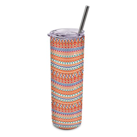 Vaso termico Tumbler 600 ml Etnico-0
