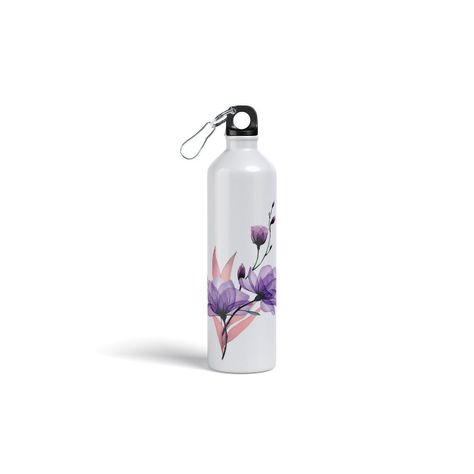 Botella metalica  Flores B55V2-0