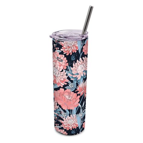 Vaso termico Tumbler TUMB3V4 Flores 600 ml-0