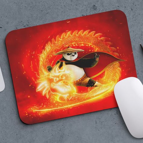 Mouse pad Kunfu Panda 4 M436 24x20 cm x 3 mm  Neopreno ANHIZ-1