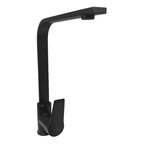 Llave Monomando Lavaplatos Vertical Notte Negro-3