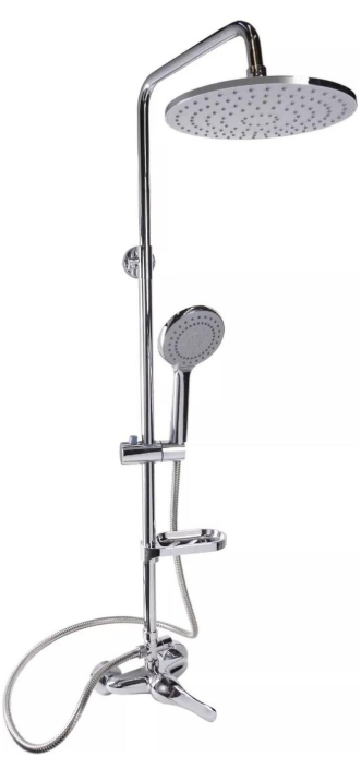 Columna Ducha Circular Con Monomando Ducha-0