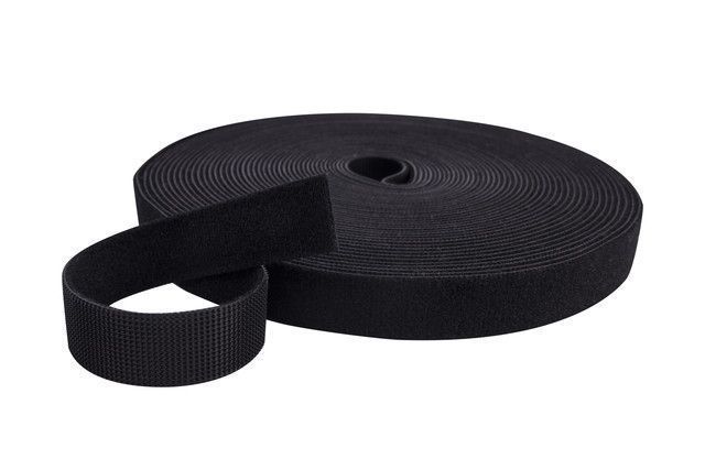 Velcro Doble Faz Ancho 2Cm 20Mts Negro-0