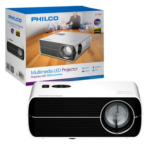Proyector LED Philco 3115N Full HD 3500 Lumenes HDMI / USB-0