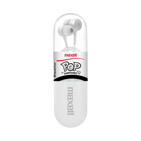 Audifonos Maxell Pop In-ear 3.5mm Anti-enredos Manos Libres-1