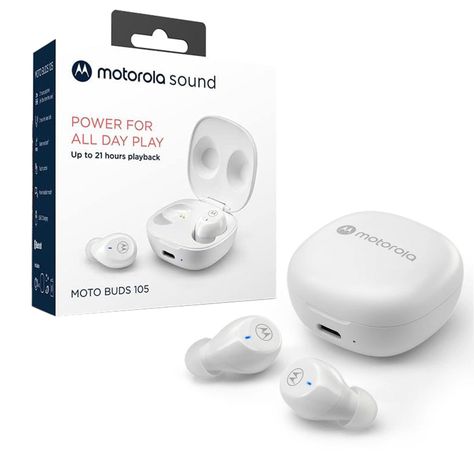 Audifonos Inalambricos Motorola Moto Buds 105 Bluetooth TWS-0