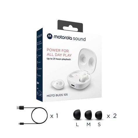 Audifonos Inalambricos Motorola Moto Buds 105 Bluetooth TWS-6