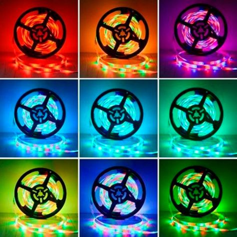 Tira De Luz Led Rgb 5 Metros Mando A Distancia Impermeable [ 79550 ]-1