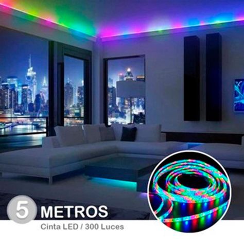 Tira De Luz Led Rgb 5 Metros Mando A Distancia Impermeable [ 79550 ]-6