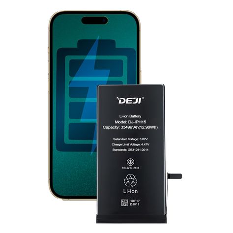 Bateria Compatible con iPhone 15 DEJI IC Capacidad 3349mAh-0
