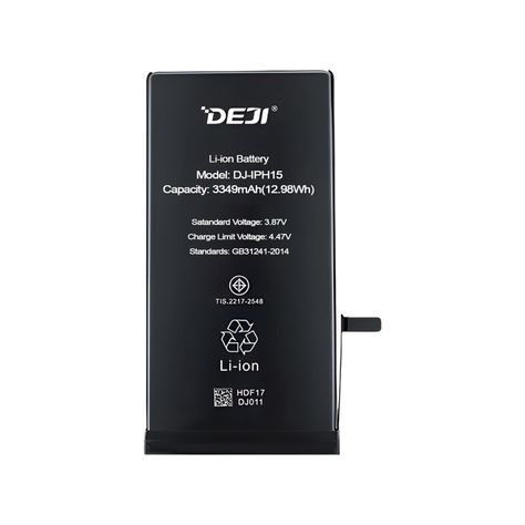 Bateria Compatible con iPhone 15 DEJI IC Capacidad 3349mAh-1