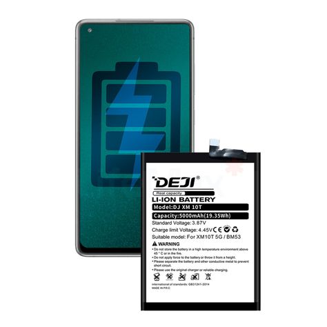 Bateria para Xiaomi 10T DEJI IC Original Capacidad 5000mAh-0