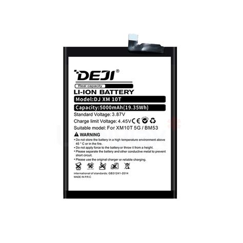 Bateria para Xiaomi 10T DEJI IC Original Capacidad 5000mAh-1