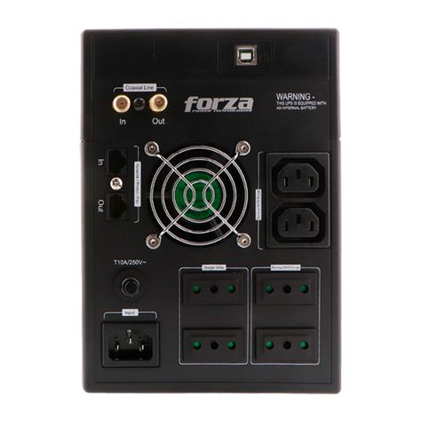 UPS Forza 1500VA/840W 220V IEC+CEI Onda Senoidal 6 Salidas-3