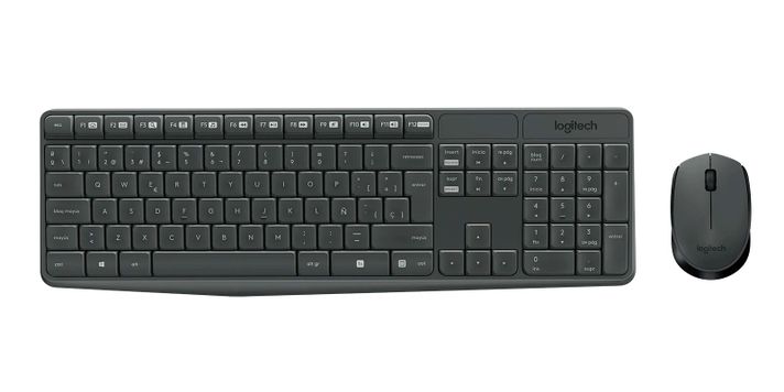 Combo Teclado y Mouse Inalambrico Logitech MK235 USB 1000dpi-0