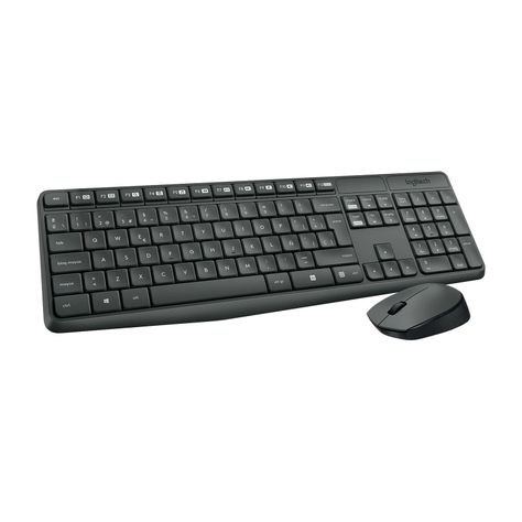 Combo Teclado y Mouse Inalambrico Logitech MK235 USB 1000dpi-1