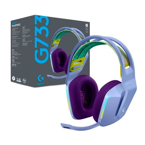 Audifono Gamer Inalambrico Logitech G733 Headphone:X 2.0 RGB-0
