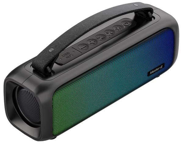 Parlante MasterG GBOOM Bluetooth 2in x2 Funcion TWS LED RGB-5