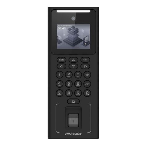 Control Acceso Facial Hikvision MinMoe / Huella/Tarjeta/ PIN-0