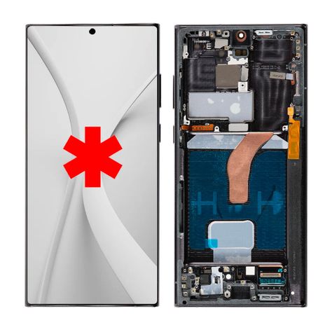 Pantalla Compatible con Samsung Galaxy S22 Ultra OLED C/M-1