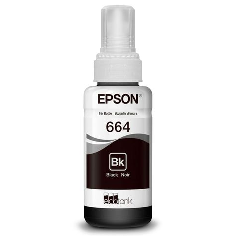 Pack 4 Botellas de Tintas Ecotank T664 Original L380 L1300-1