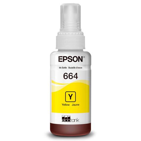 Pack 4 Botellas de Tintas Ecotank T664 Original L380 L1300-4