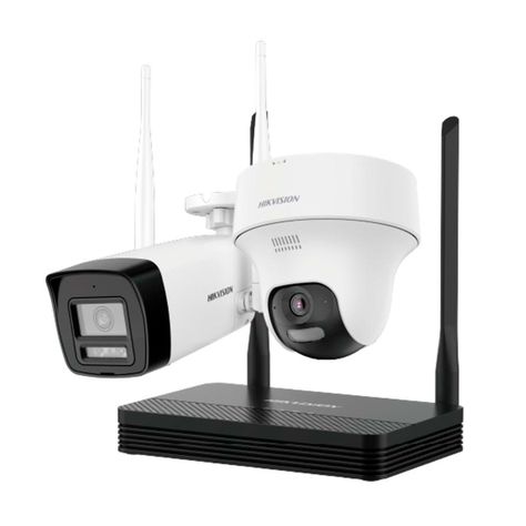 Kit Camaras de Seguridad + NVS 4CH Hikvision WiFi EasyLink-0