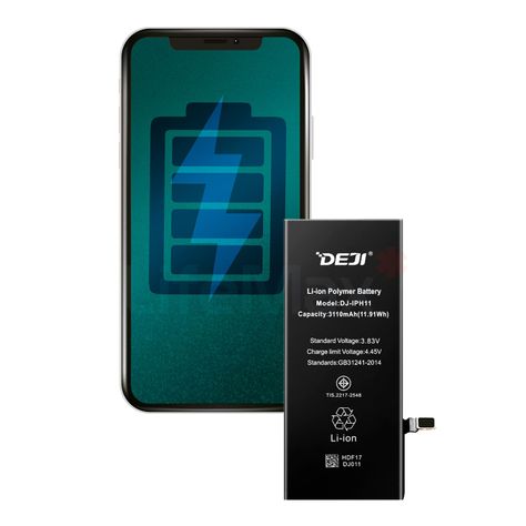 Bateria para Iphone 11 DEJI IC Original Capacidad 3110mAh-0