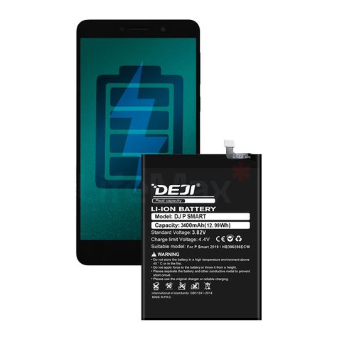 Bateria para Huawei P Smart 2019/Honor 10 lite DEJI 3400mAh-0