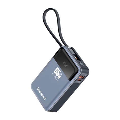 Cargador Portatil Bateria Power Bank Master-G 20.000mAh 65w-3