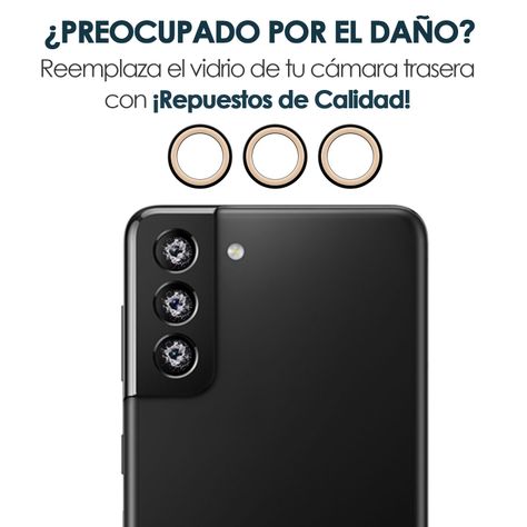 Vidrio de Camara Trasera Compatible con Samsung S22-3