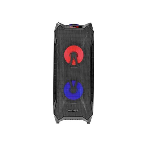 Parlante Karaoke Master-G 4" Gladiator BT USB MicroSD LED-0