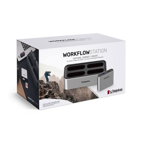 Unidad Lectores Kingston WorkflowStation READER HUB WFS-U-4