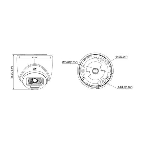 Camara de Seguridad Analoga Domo Hikvision ColorVu 2MP 2.8-3