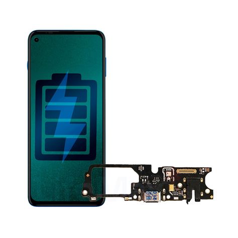 Flex de Carga Compatible con Reno 5 Lite Conector Tipo C-0
