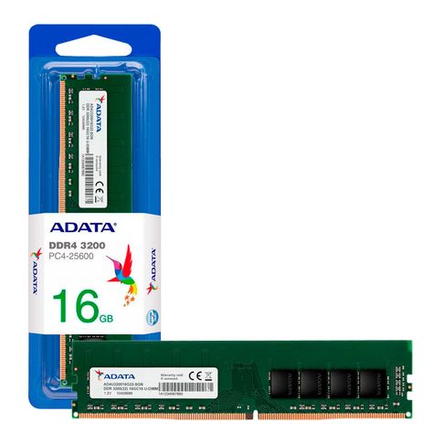 Memoria Ram PC Adata 16GB DDR4 DIMM 3200MHz CL22 Pin 282-0