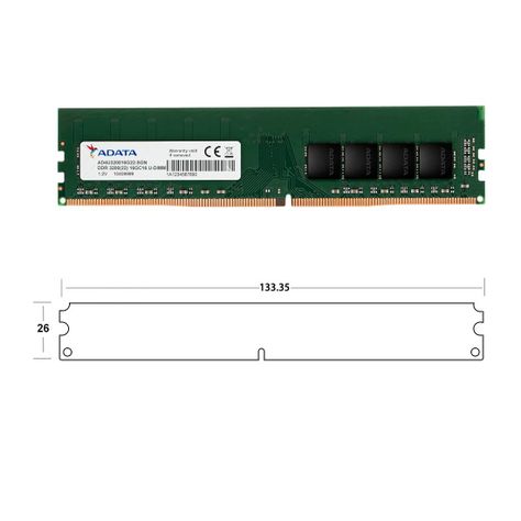 Memoria Ram PC Adata 16GB DDR4 DIMM 3200MHz CL22 Pin 282-4