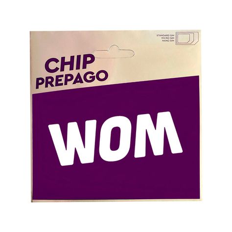 Chip Prepago Wom Incluye $2000 de Recarga Inicial-0